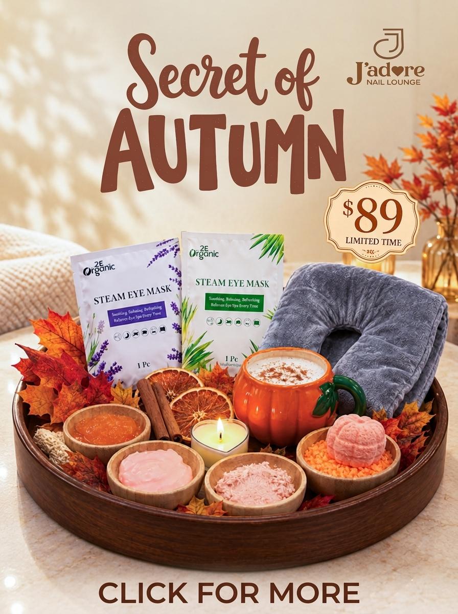 J'adore Nail Lounge Secret of Autumn promotion